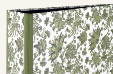 Eleganter Aktenordner in grünen Farbtönen